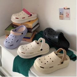 Women's Hollow Out Design Clogs, Lightweight Closed Toe Slip On Shoes, Women's Casual Walking Shoes