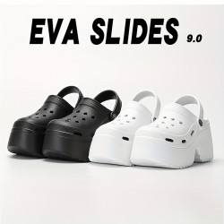 Women's Solid Color Clogs, Casual Hollow Out Design Garden Shoes, Comfortable Slip On Shoes