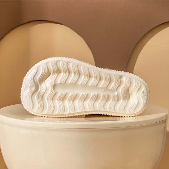 Women's Cute Cartoon Platform Clogs, Trendy Hollow Out EVA Slide Shoes, Indoor & Outdoor Beach Garden Sandals