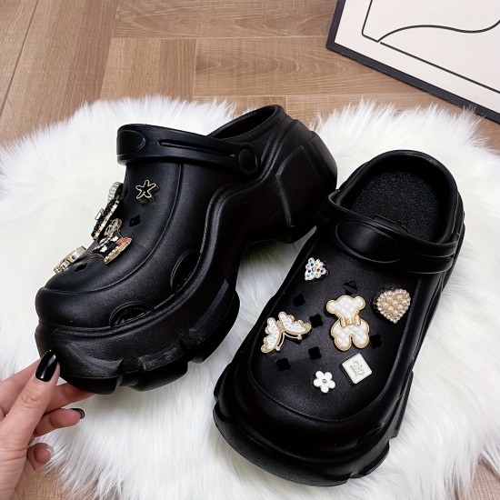 Women's Flower Decor Sandals, Casual Ankle Strap Summer Shoes, Comfortable Slip On Sandals