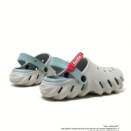 Women's Hollow Out Design Clogs, Breathable Slip On Garden Shoes, Women's Comfortable Beach Shoes