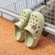 Cute Cartoon Decor Clogs, Slip On Soft Sole Platform Non-slip Slides, Casual Summer EVA Beach Shoes